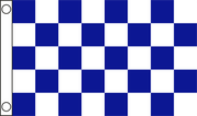 TCF 5X3 Checker Flag Royal White