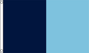 TCF 5x3 Half & Half Flag Navy Sky