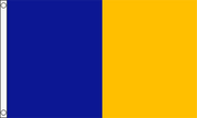 TCF 5x3 Half & Half Flag Royal Amber