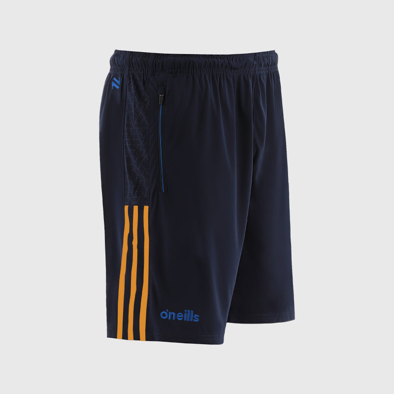 O'Neills Clare GAA Hydra Shorts Navy Royal Amber