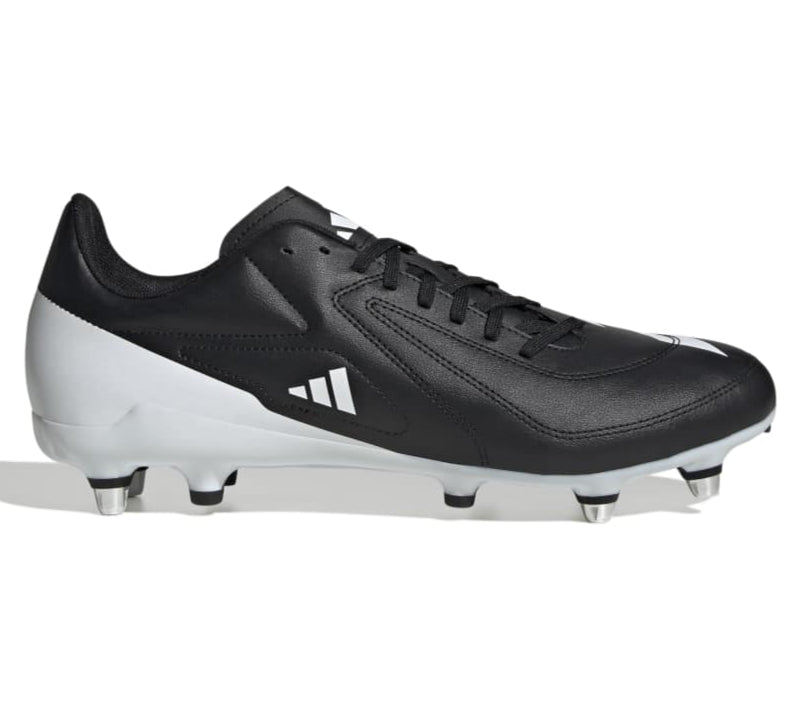 Adidas RS15 Soft Ground Rugby Boots Black White