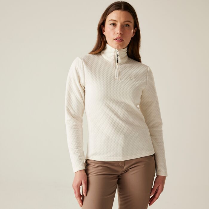 Dare2b Women's Blindside 1/4 Zip Midlayer | Egret