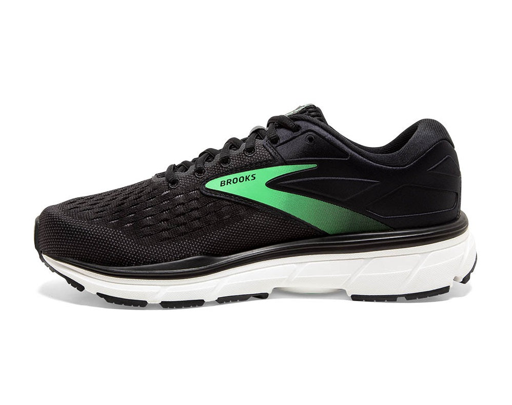 Brooks Dyad 11 Women's Running Shoes Wide D Fit (Black Ebony Green)