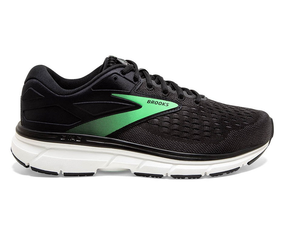 Brooks Dyad 11 Women's Running Shoes Wide D Fit (Black Ebony Green)