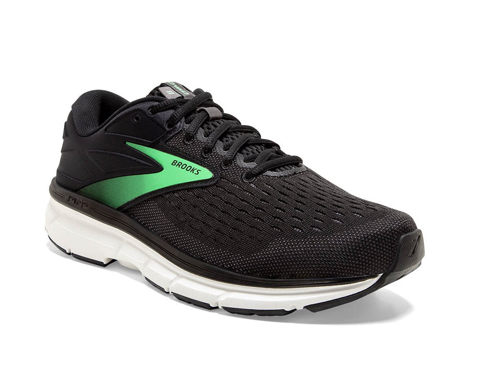 Brooks Dyad 11 Women's Running Shoes Wide D Fit (Black Ebony Green)