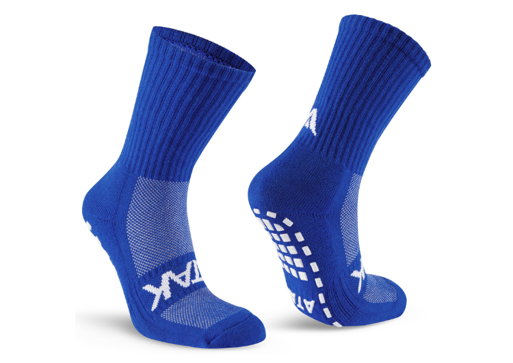 Atak Grip Non Slip Mid Length Blue