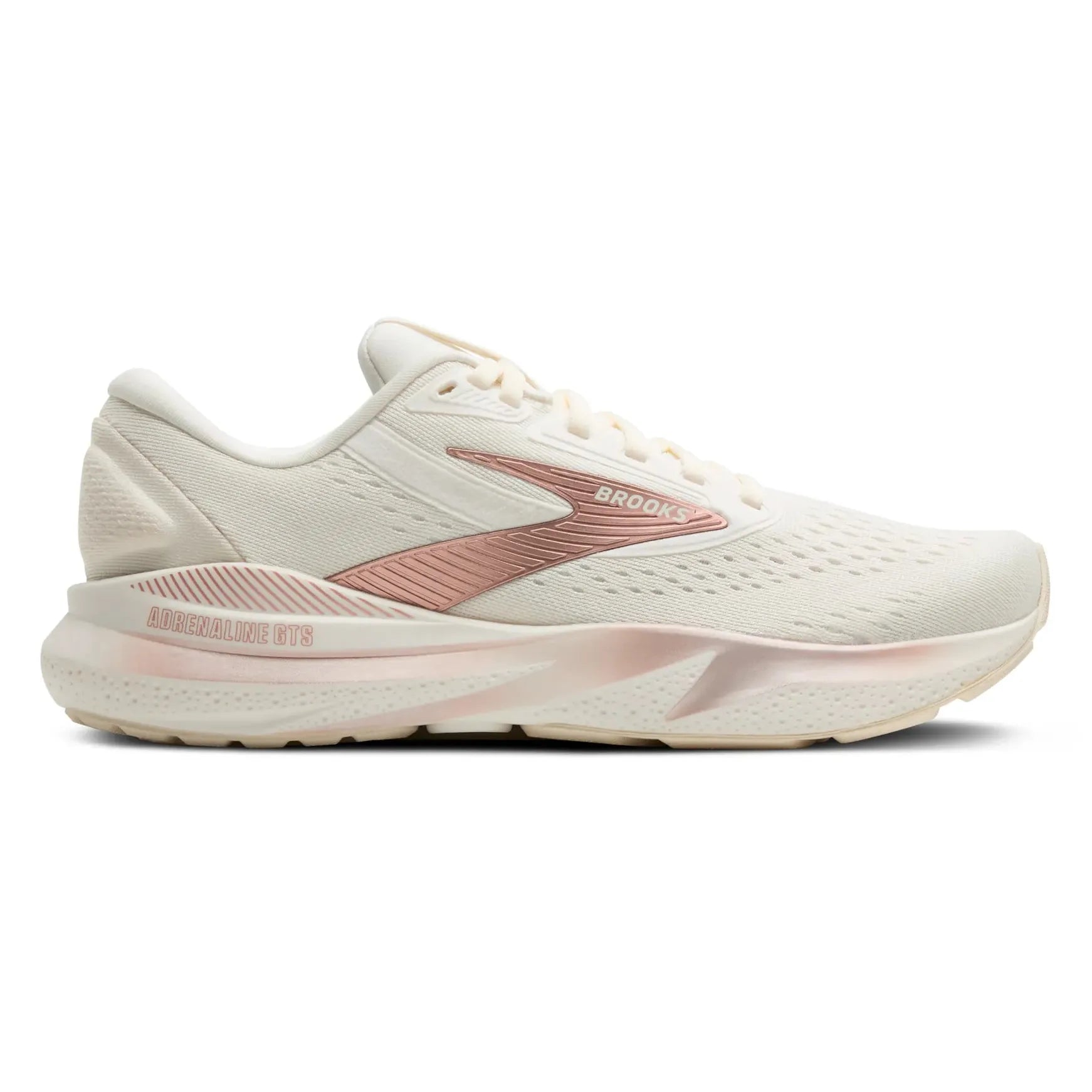 Brooks Adrenaline GTS Women' Running Shoes Coconut Rose Gold White