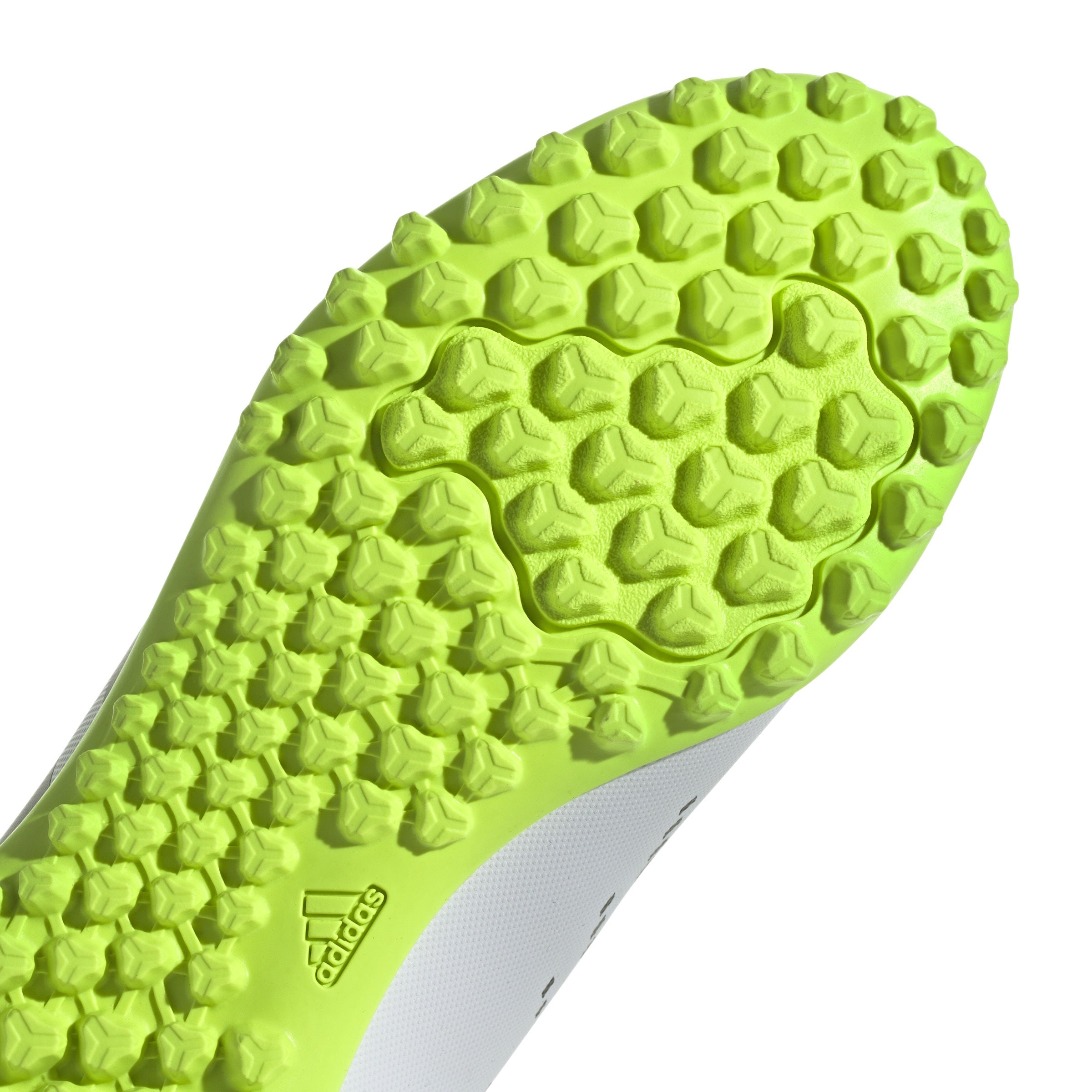 Adidas Predator Accuracy.4 Junior Astro Turf Football Boots White Black Lucid Lemon (White Lemon)