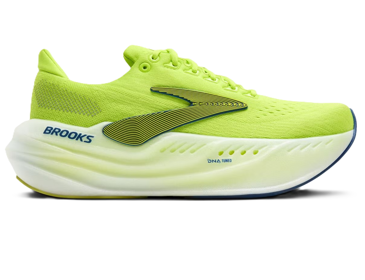 Brooks Glycerin Max Men' Running Shoes Lime Navy Peony White