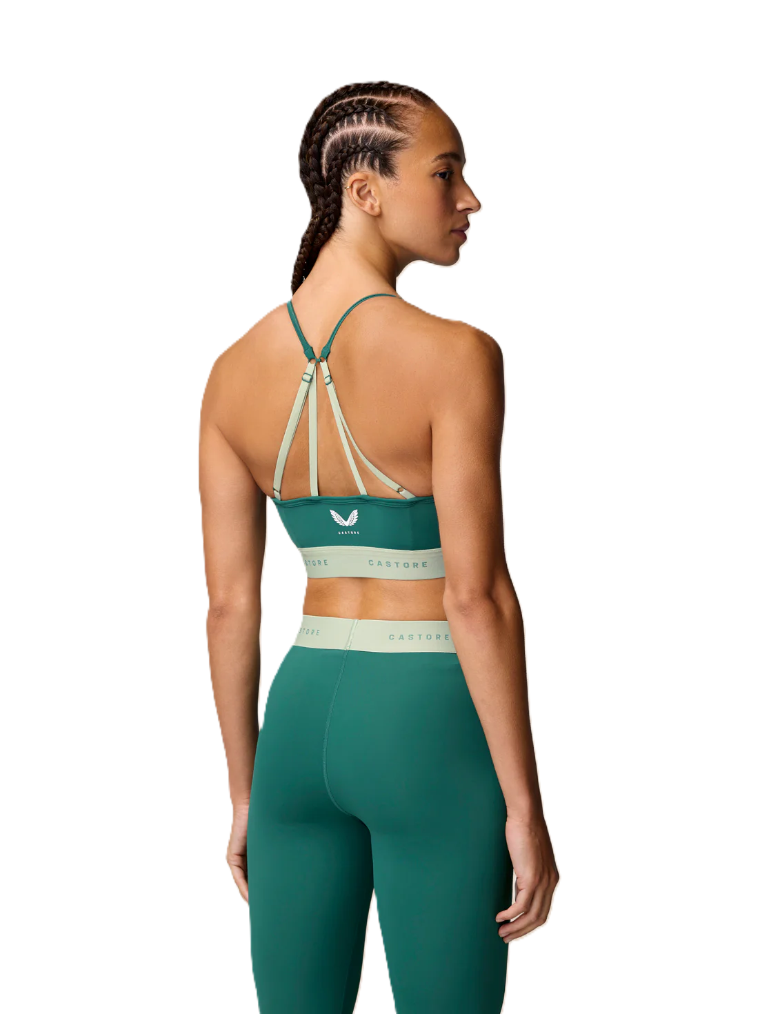Castore Womens Low Impact Sports Bra Seafoam Sage