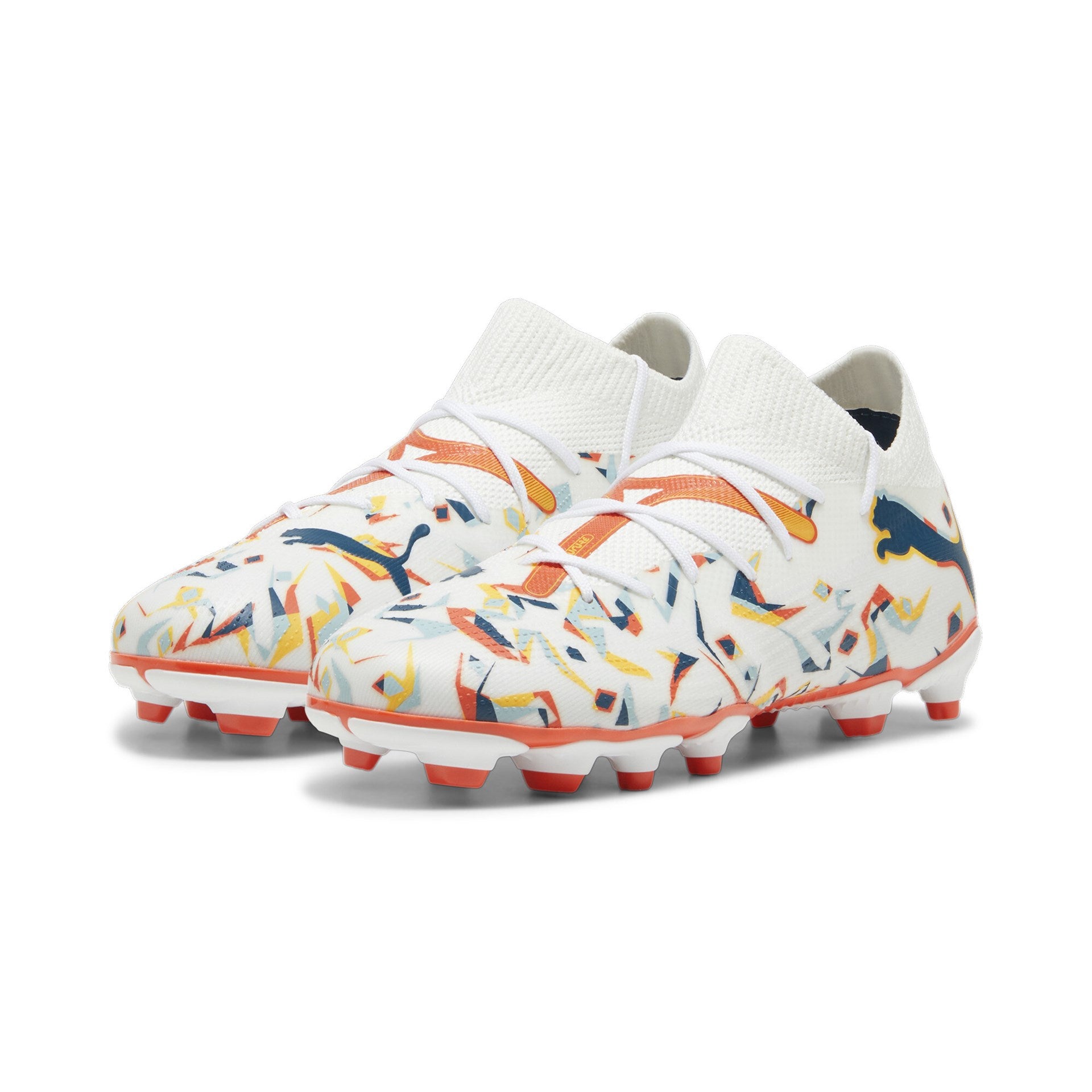 Puma Future 7 Match Creativity Firm Ground Junior Football Boots Ocean Tropic (Ocean Tropic)