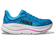 Hoka Bondi 9 Women's Running Shoes Skyward Blue Neon Fuchisa