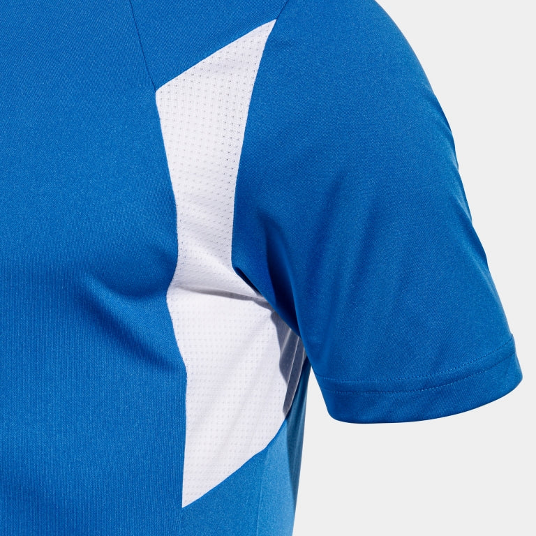 Joma Winner III Short Sleeve Tee Shirt Royal White