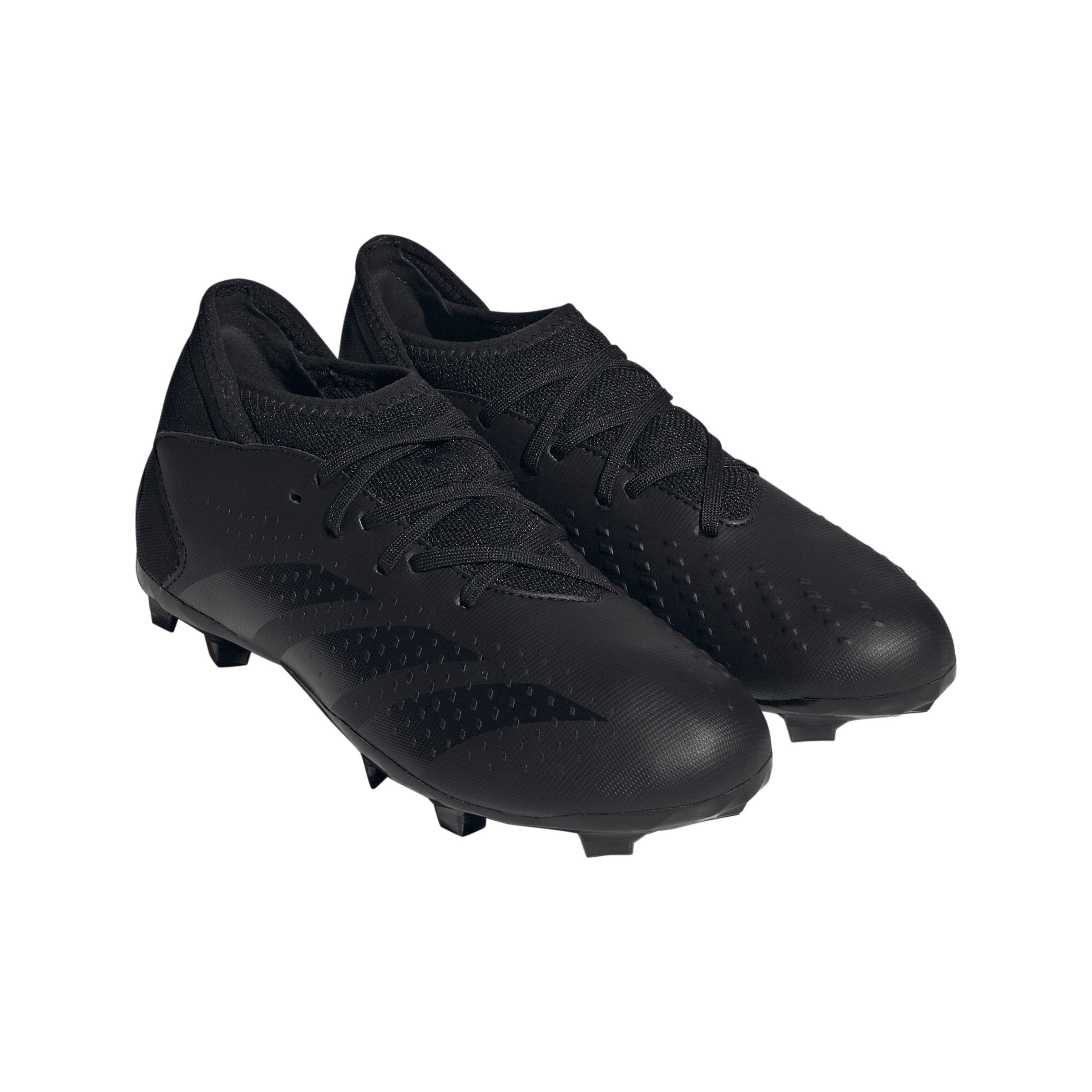 Adidas Predator Accuracy.3 Firm Ground Junior Football Boots (Black Black)