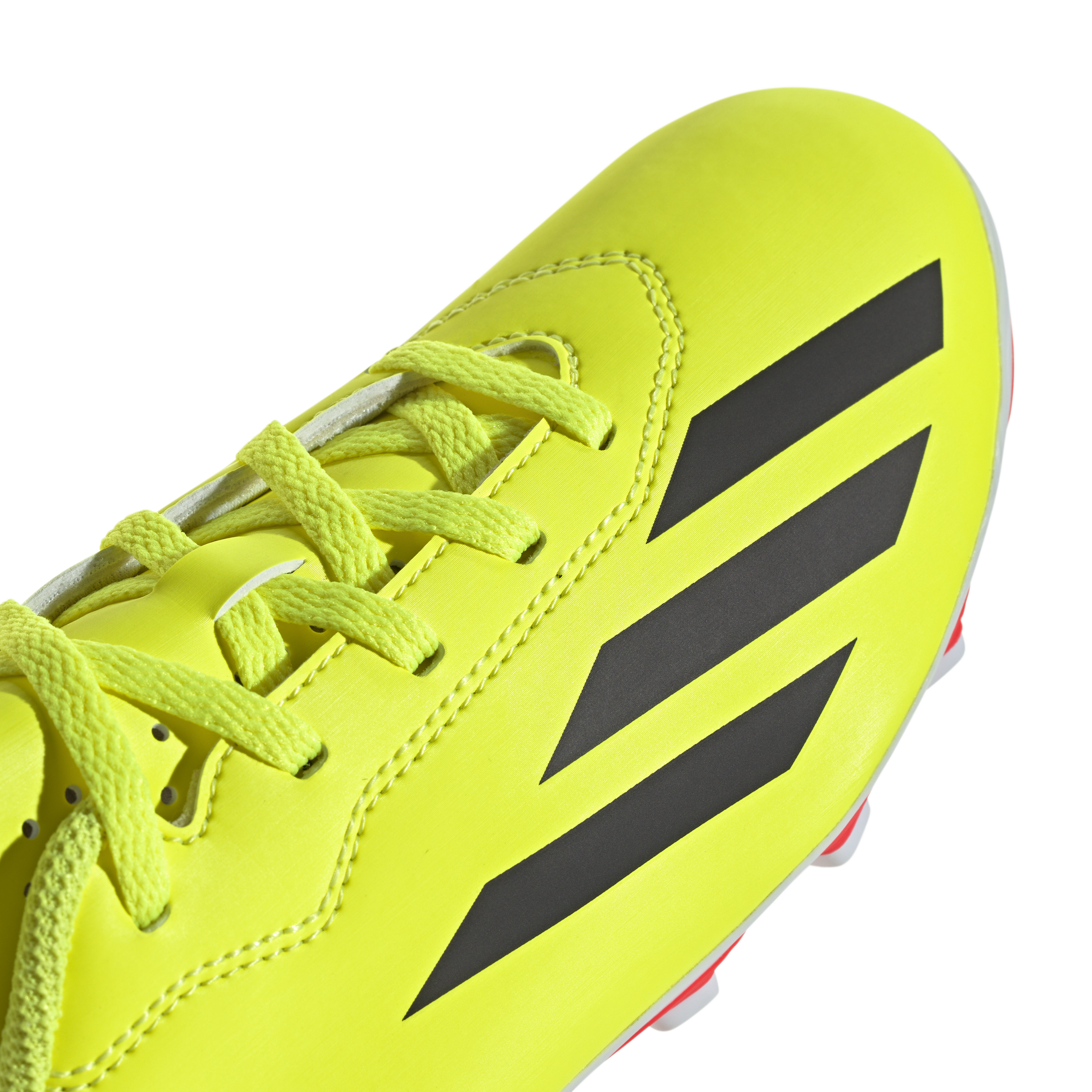 Adidas X Crazyfast Club Firm Ground Junior Football Boots Solar Yellow Black White (Yellow)