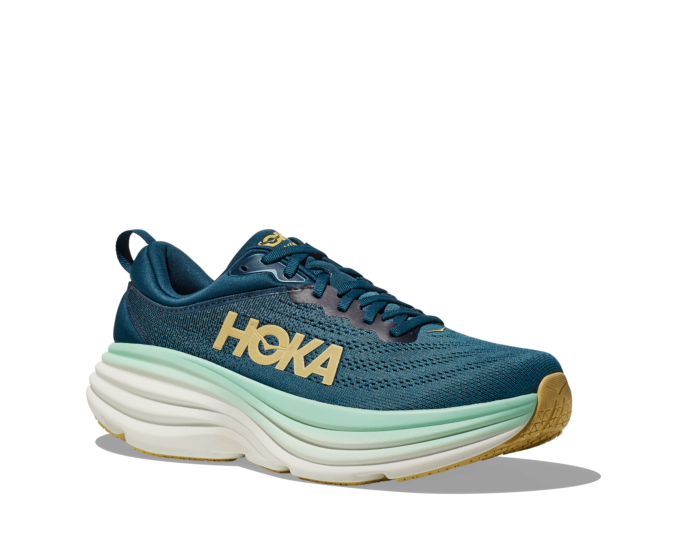 Hoka Bondi 8 Men's Running Shoes - Midnight Ocean