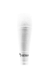 Precision Plain Pro Footless Sleeve Socks White