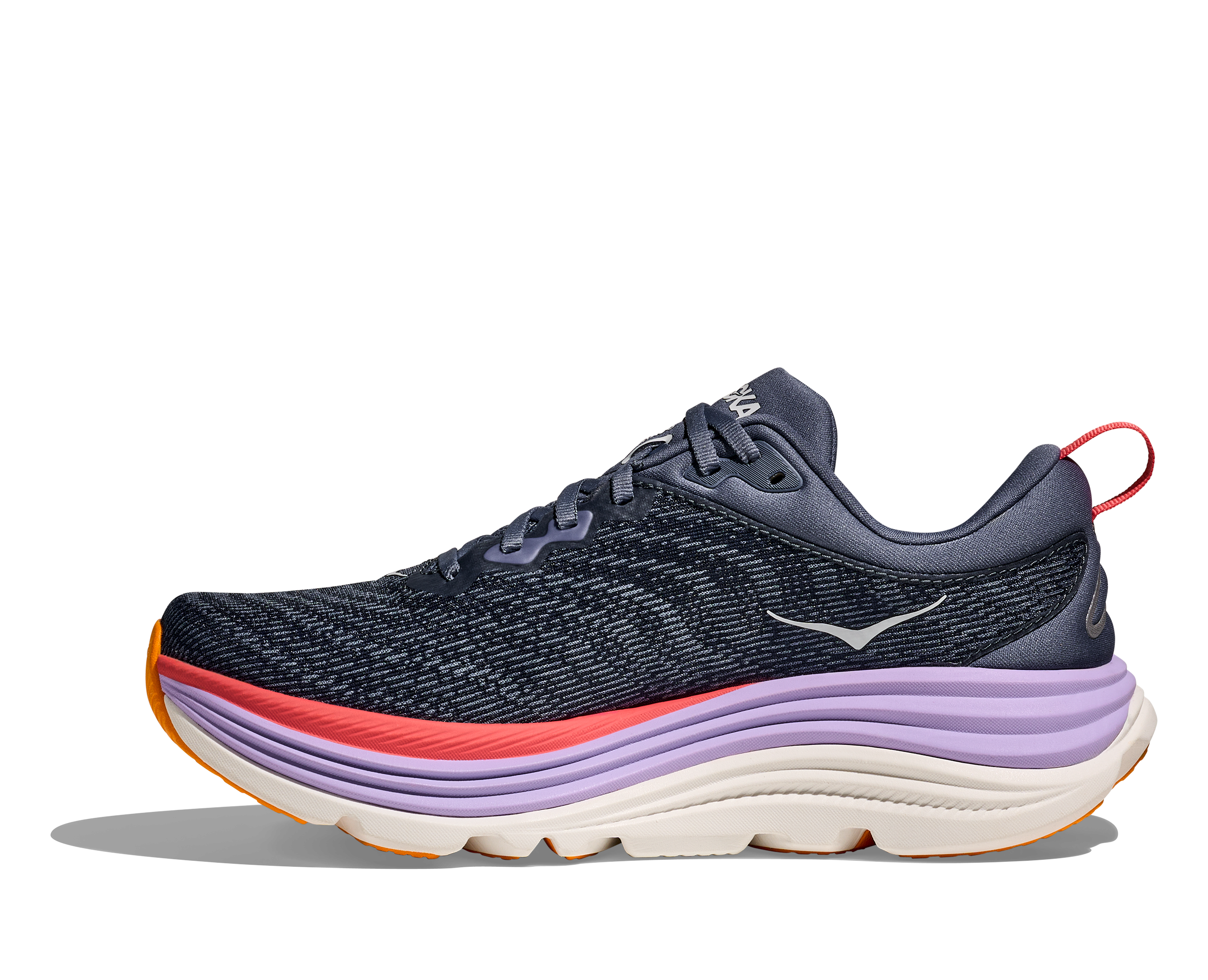 Hoka Gaviota 5 Women's Running Shoes Anchor Grapefruit
