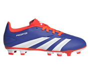 Adidas Predator Club Firm Ground Junior Football Boots Lucid Blue Solar Red White (Blue Red)
