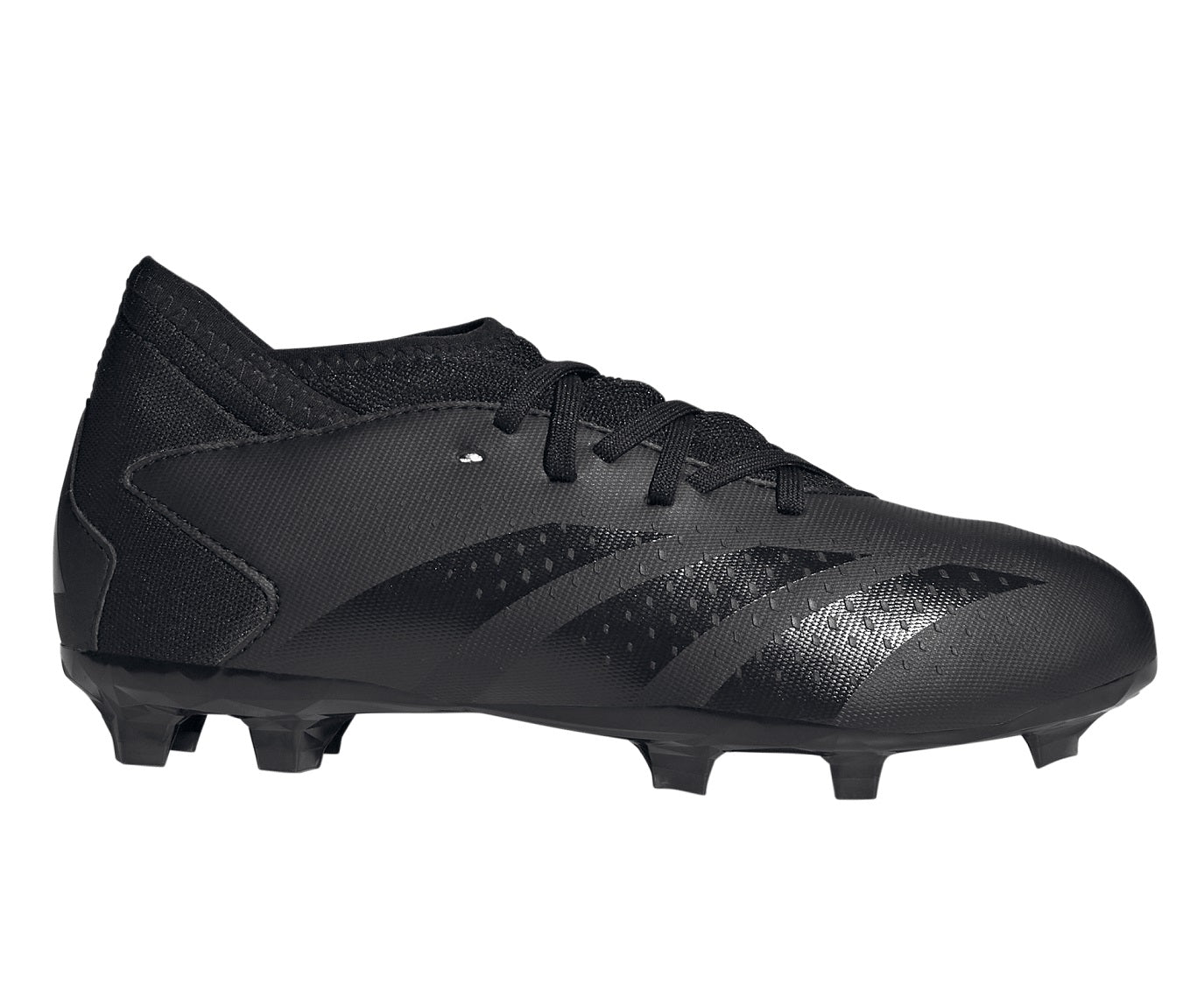 Adidas Predator Accuracy.3 Firm Ground Junior Football Boots (Black Black)