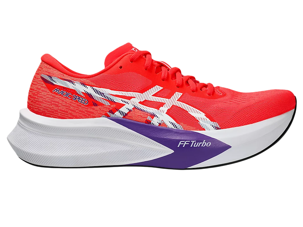 Asics Magic Speed Men's Running Shoes Flash Red White