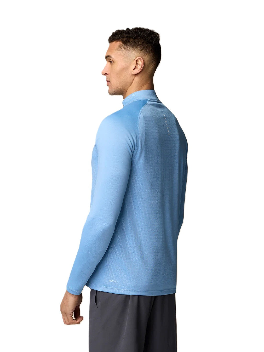 Castore Adapt Mens / Zip Long Sleeve Sky Blue