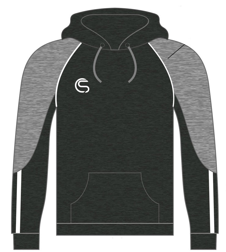 CS Poly Fleece Hoody Melange Black Grey White Age