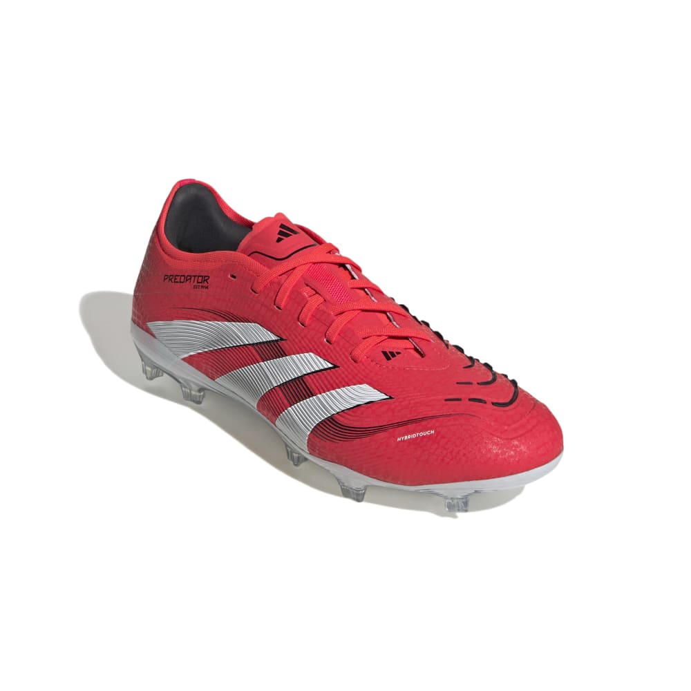 Adidas Predator Pro Firm Ground Boots Lucid Red White Core Black