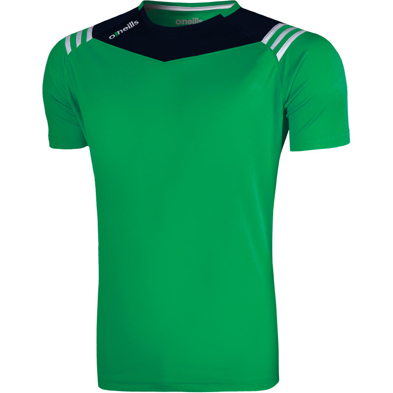 O'Neills Colorado Poly Tee (Green Navy White)