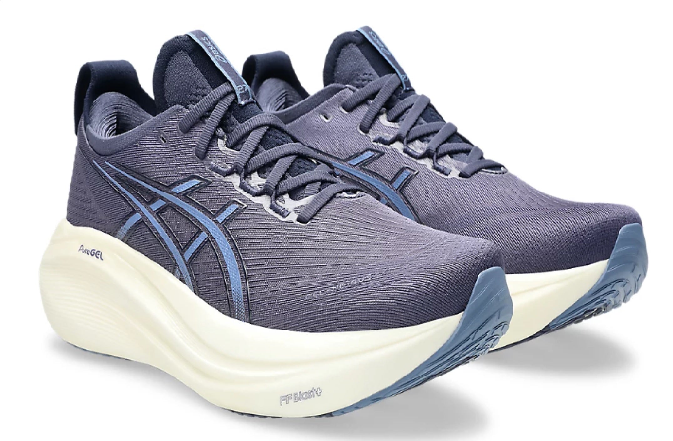 Asics Gel Nimbus 27 Men's Running Shoes Navy Blue