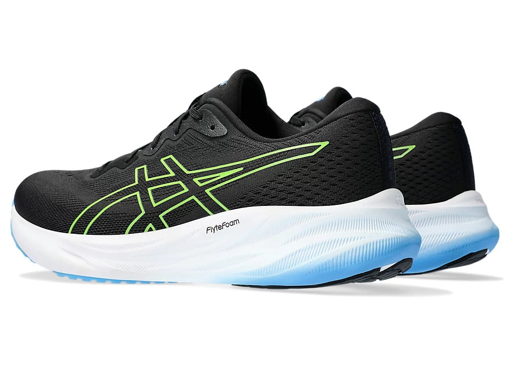 Asics Gel Pulse 15 Men's Running Shoes Black Electric Lime