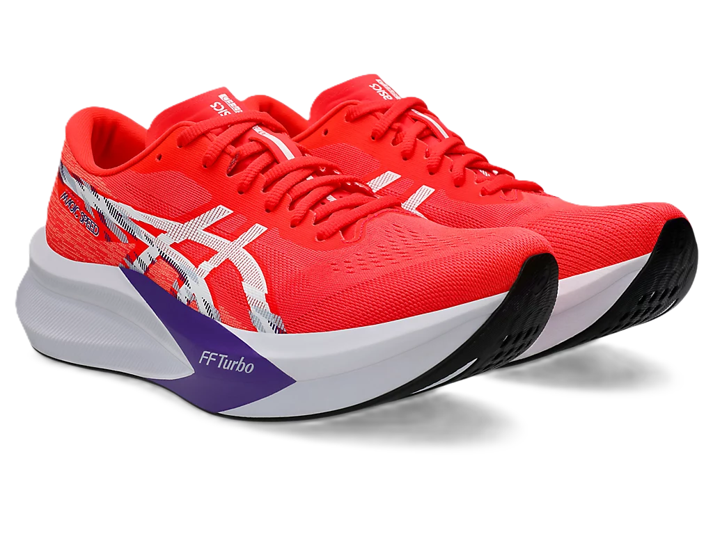 Asics Magic Speed Men' Running Shoes Flash Red White