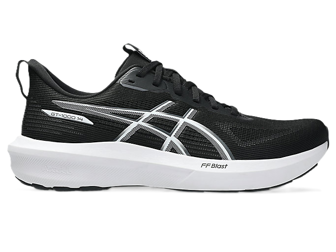 Asics GT-1000 14 Men's Running Shoes Black White