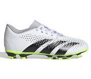 Adidas Predator Accuracy.4 Junior Football Boots White Black Lucid Lemon (White Lemon)