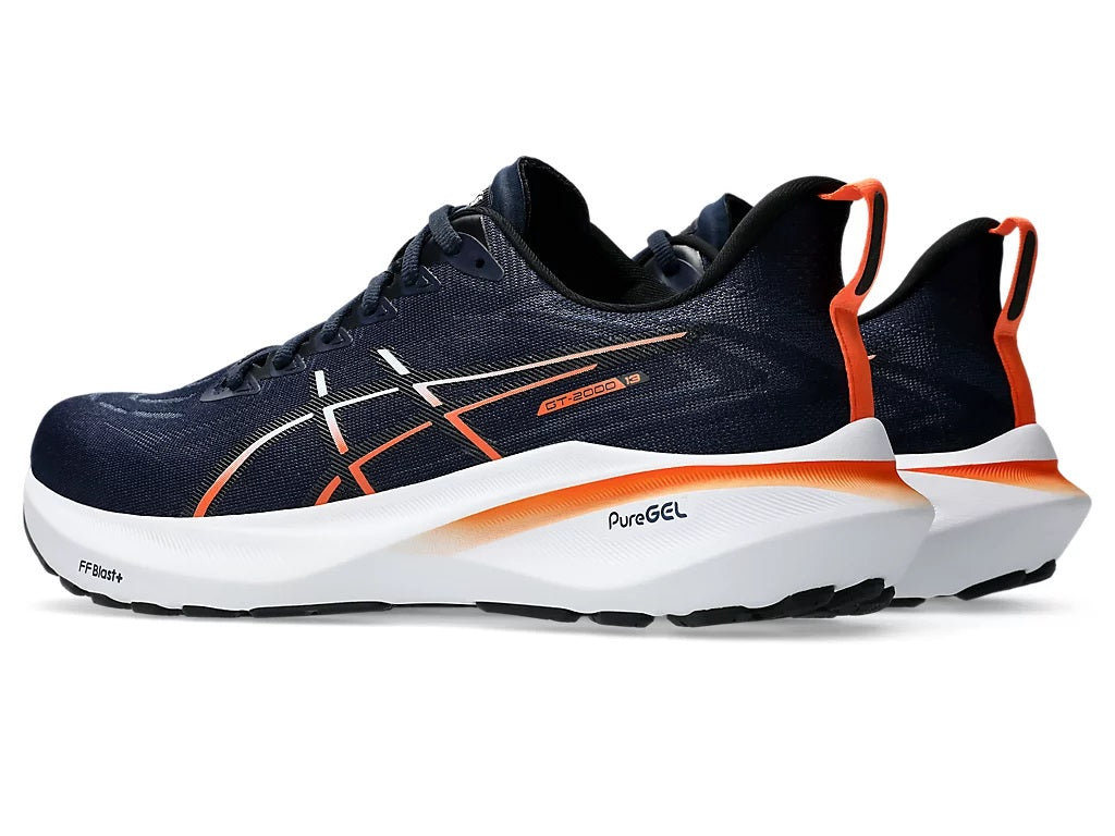 Asics GT-2000 13 Men's Running Shoes Midnight Navy Black Orange Size