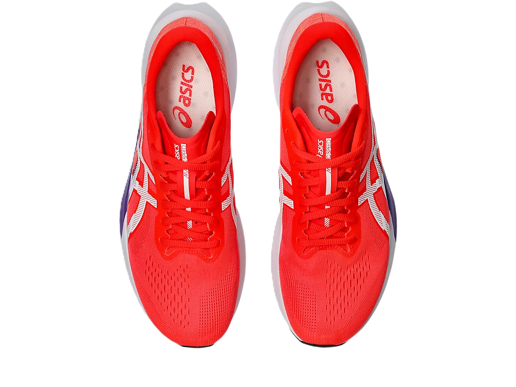 Asics Magic Speed Men' Running Shoes Flash Red White