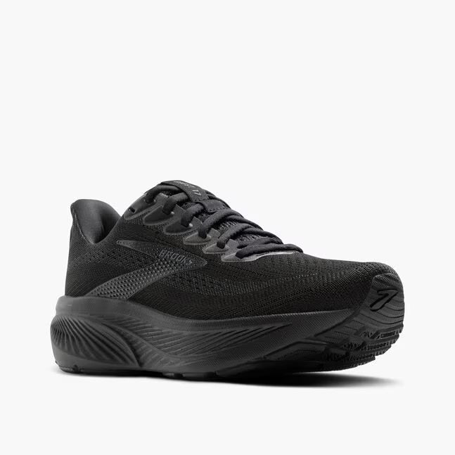 Brooks Ghost 17 Womens Running Shoe Black Black Ebony