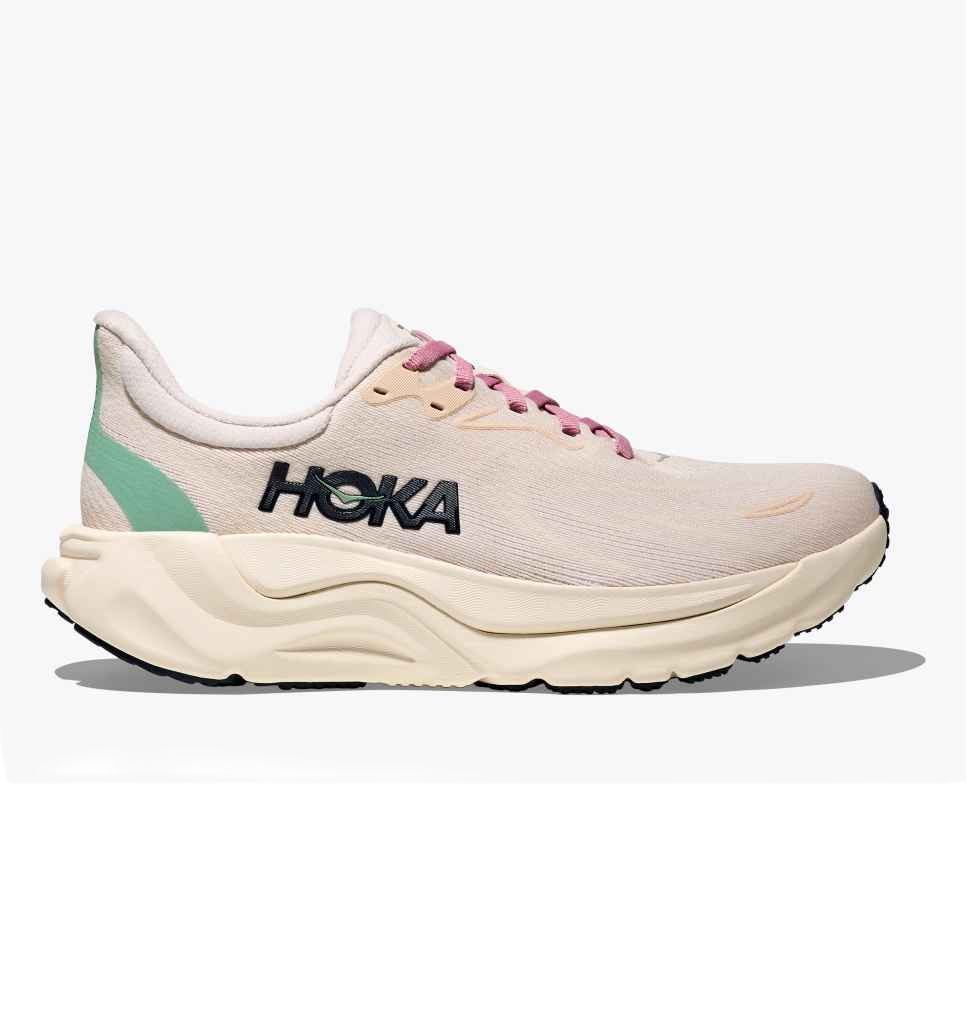 Hoka Arahi 8 Women's Running Shoes Rose Cream Alabaster