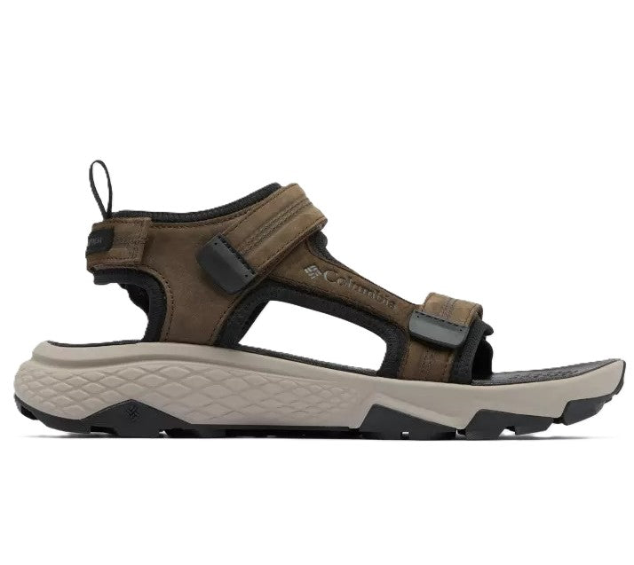 Columbia Mens Peakfreak Rush Sandal LEA Cordovan Pebble