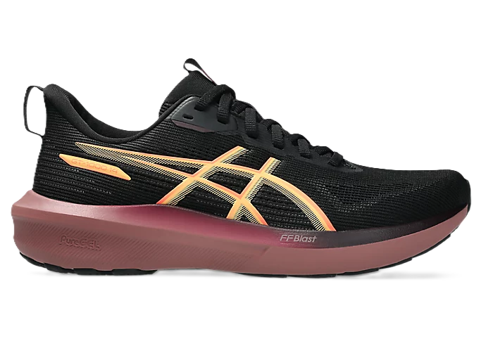 Asics GT-1000 14 Womens Running Shoes Black Vivid Coral