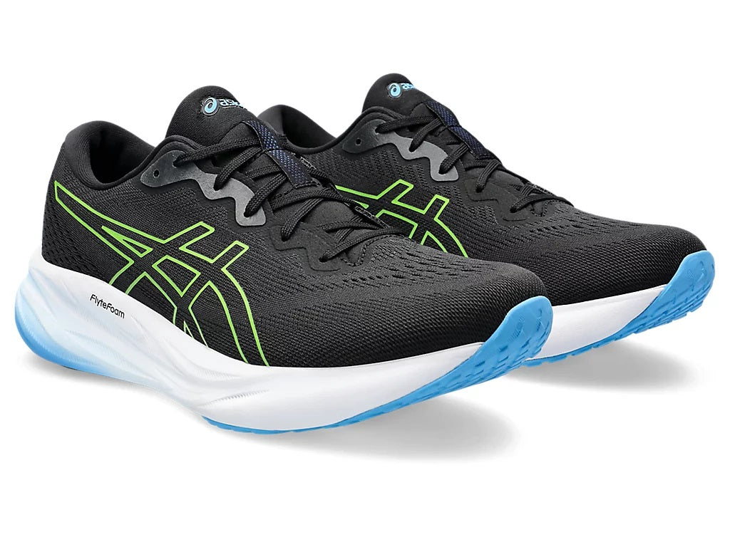 Asics Gel Pulse 15 Men's Running Shoes Black Electric Lime Size