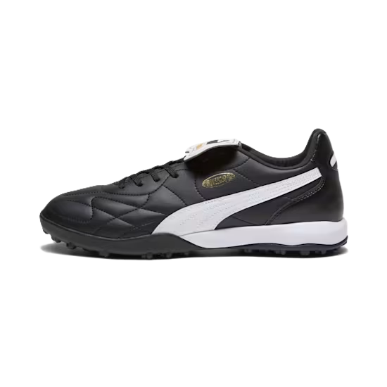 Puma KING TOP TT Football Boots Unisex Puma Black Puma White Gold