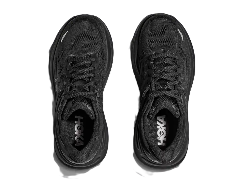 Hoka Bondi Women' Running Shoes Black Wide Fit