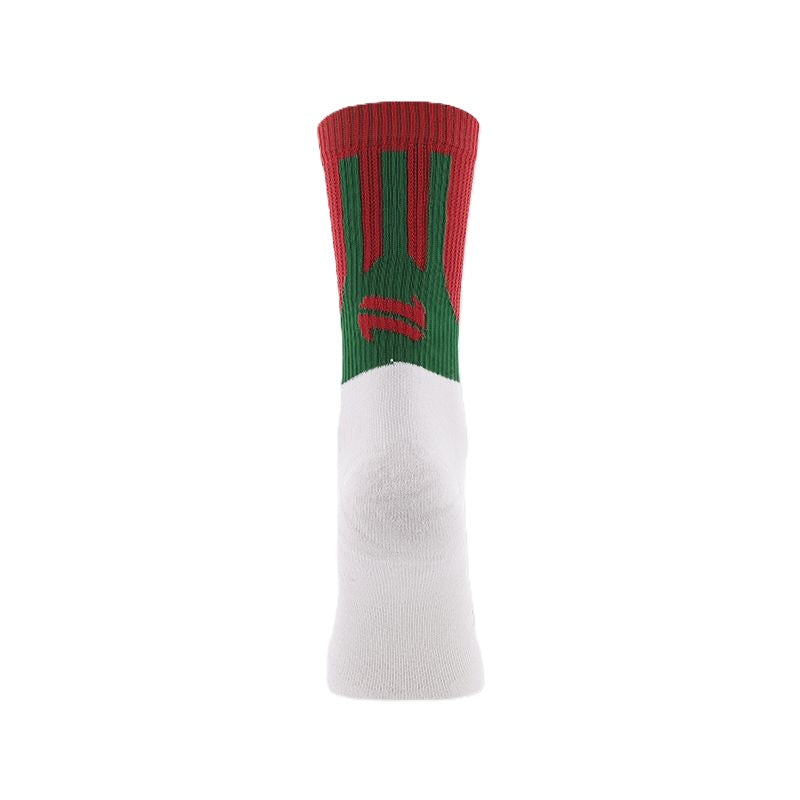 O'Neills Ion Midi Socks Red Green White -