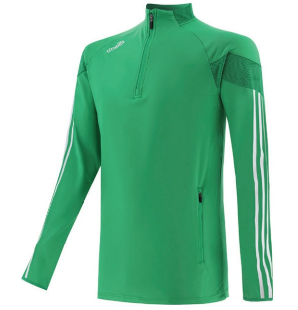 O'Neills Tour Brushed Half Zip Top Green White