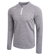 Gaelic Armour 1/2 Zip Round Neck Sweat (Marl Grey White)