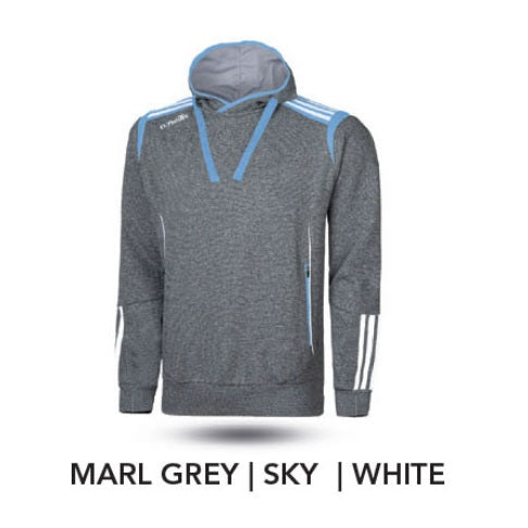 O'Neills 3 Stripe Solar Hoody (Marl Grey Sky White)