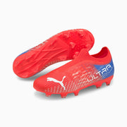Puma Ultra 3.3 Laceless Firm Ground (Sunblaze White Blue)