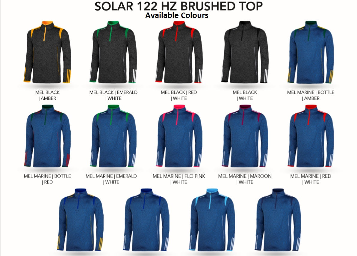 O'Neills Solar 3 Stripe Brushed  Half Zip (Melange Navy Sky White)