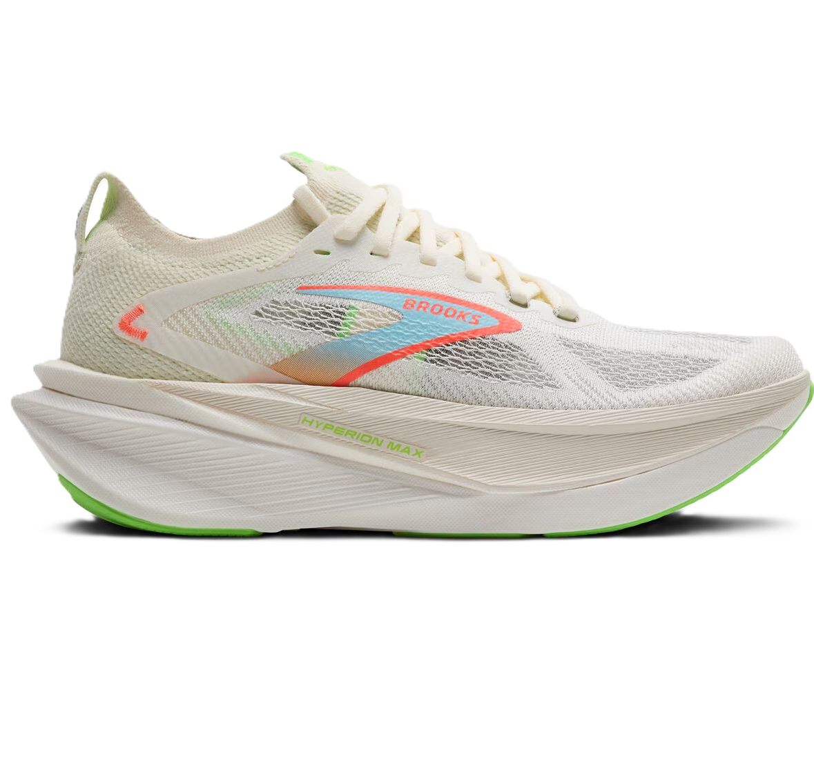 Brooks Hyperion Max Women' Running Shoes Coconut Green Gecko Pink Clay